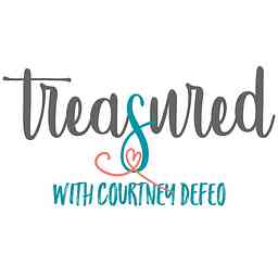 Treasured with Courtney DeFeo cover logo