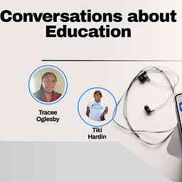 Conversations about Education cover logo