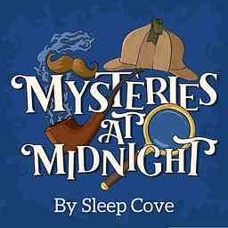 Mysteries at Midnight - Mystery Stories read in the soothing style of a bedtime story cover logo
