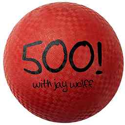 500! with Jay Wolff logo