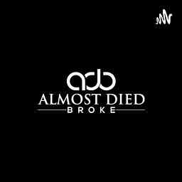 THE ALMOST DIED BROKE PODCAST logo