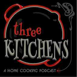 Three Kitchens Podcast logo