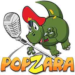 Popzara Podcast cover logo