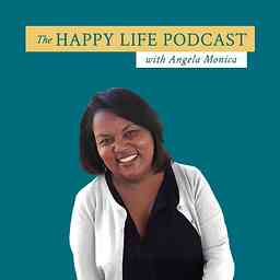 Happy Life with Angela Monica cover logo