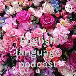 English language podcast cover logo
