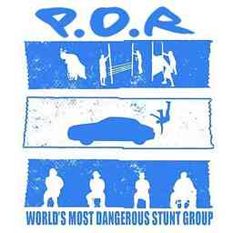 P.O.R Stunts Podcast cover logo