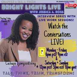 Bright Lights Live with Jessica A. Ross cover logo