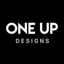 One Up Designs | The Graphic Design Podcast cover logo