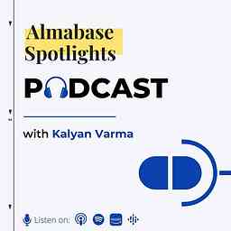 Almabase Spotlights Podcast cover logo