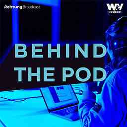 Behind the pod cover logo