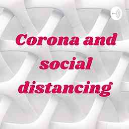 Corona and social distancing logo