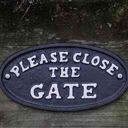Please Close The Gate cover logo