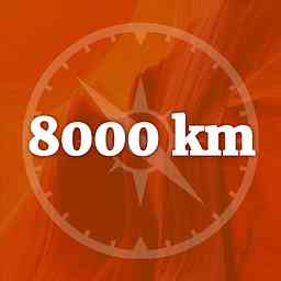 8000 km logo