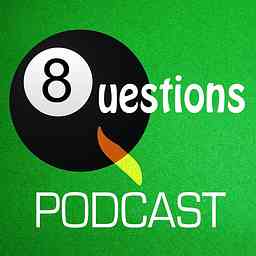 8 Questions Podcast cover logo
