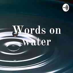 Words on water cover logo