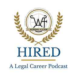 Hired: A Legal Career Podcast cover logo