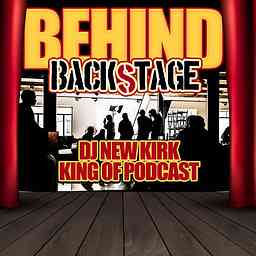 BEHIND BACKSTAGE PODCAST cover logo