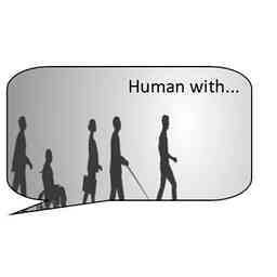 Human with... cover logo