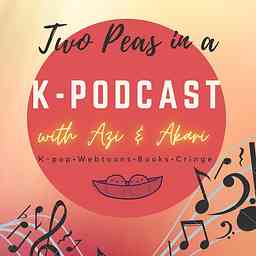 Two Peas in a K-podcast cover logo