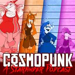 Cosmopunk: A Starfinder Podcast cover logo