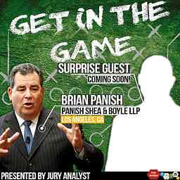 Get in the Game Podcast from Jury Analyst logo