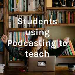 Students using Podcasting to teach logo