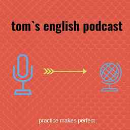 Tom's English Podcast cover logo