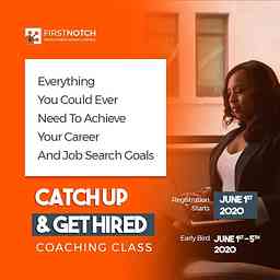 CATCHUP & GET HIRED: 2 JOB INTERVIEW MISTAKES EVERYBODY MAKES. cover logo