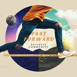 FAST FORWARD ⏩ Business Community Marketing Leadership Connection Excellence Momentum logo