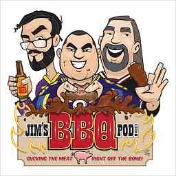 Jim's BBQ Podcast cover logo