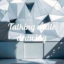 Talking while drawing cover logo