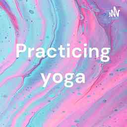 Practicing yoga logo