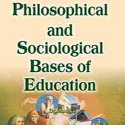 PHILOSOPHICAL AND SOCIOLOGICAL BASES OF EDUCATION cover logo
