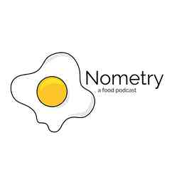 Nometry: The study of delicious food. logo