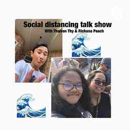 Social distancing talk show logo