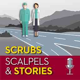 Scrubs, Scalpels and Stories cover logo