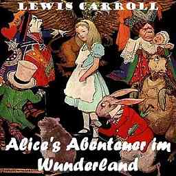 Alice's Abenteuer im Wunderland by Lewis Carroll (1832 - 1898) logo