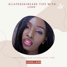 Glisten skin care journey and glow with Leah. logo