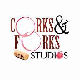 Corks and Forks Studios cover logo