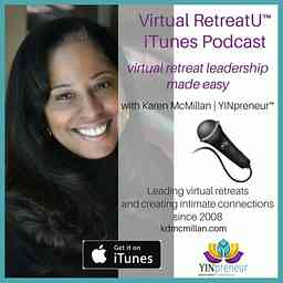 VirtualRetreatU with Karen McMillan logo