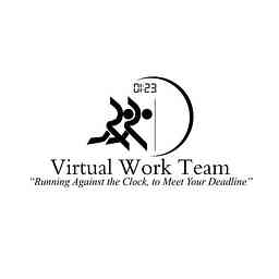 Virtual Work Team podcasts cover logo