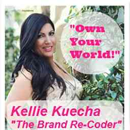 Kellie Kuecha's "Own Your World!" cover logo