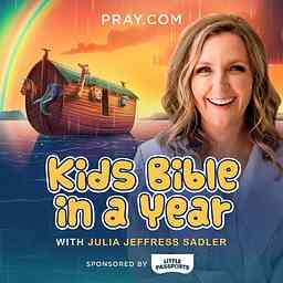 Kids Bible in a Year with Julia Jeffress Sadler cover logo