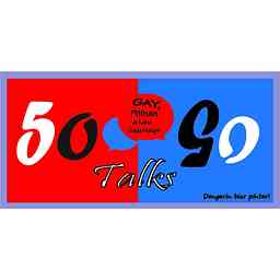 50/50 Talks cover logo