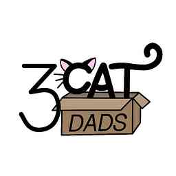 3 Cat Dads cover logo