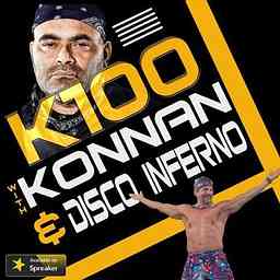 K100 w/ Konnan & Disco logo