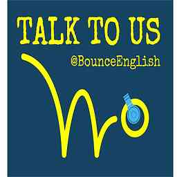 Talk to Us @BounceEnglish cover logo
