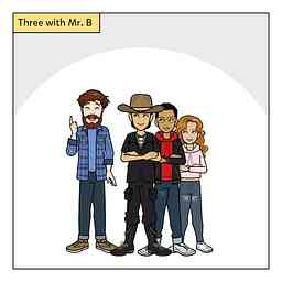Three with Mr. B cover logo