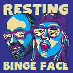 Resting Binge Face cover logo