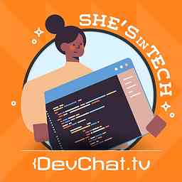 She's in Tech cover logo